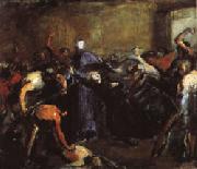 Jean - Baptiste Carpeaux Monseigneur Darboy in His Prison ( Archbishop Shot by Commune, May 24, 1871 ) china oil painting reproduction